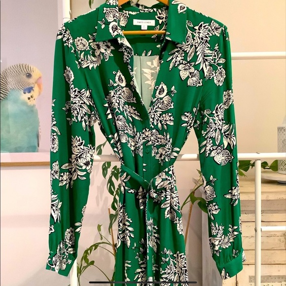 DAVID JONES | Green Shirt Dress - Picture 5 of 13